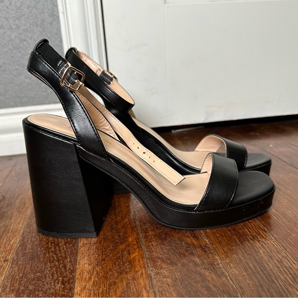 Dream Pairs Women Chunky Block Heel Sandals Ankle Strap Open Toe Party Sandals - Picture 2 of 10